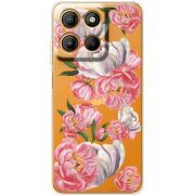 Прозорий чохол BoxFace Motorola G15 Power Peony Watercolor Style