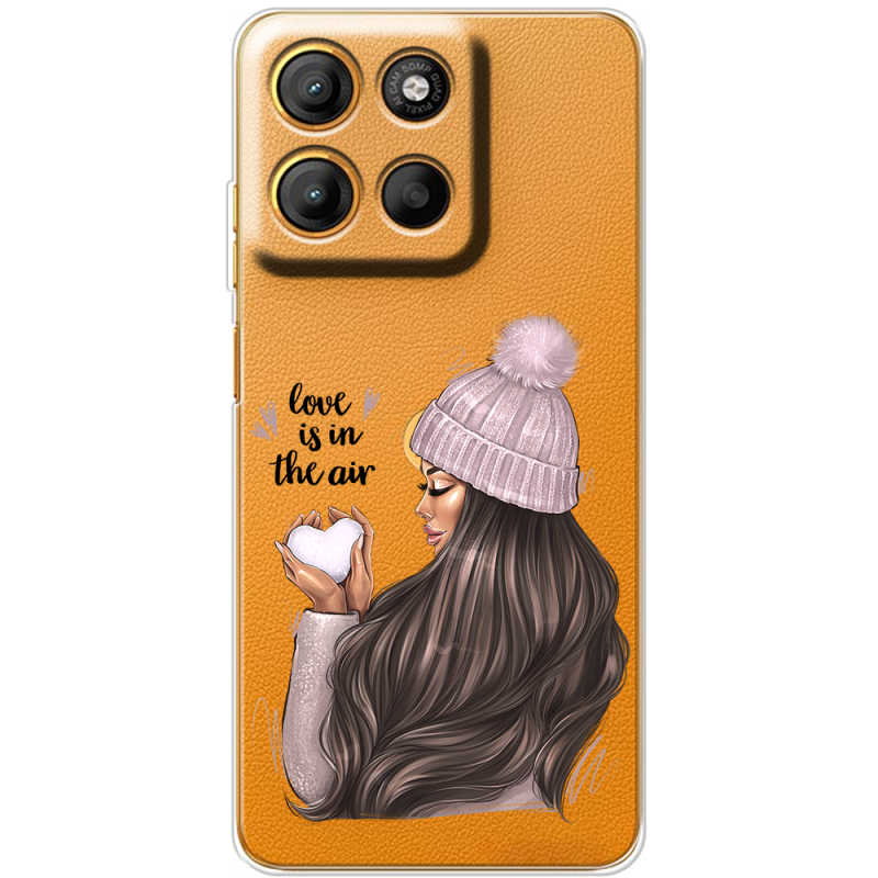 Прозорий чохол BoxFace Motorola G15 Power love is in the air