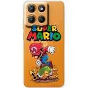 Прозорий чохол BoxFace Motorola G15 Power Super Mario
