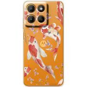 Прозорий чохол BoxFace Motorola G15 Power Japanese Koi Fish