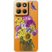 Прозорий чохол BoxFace Motorola G15 Power My Bouquet