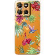 Прозорий чохол BoxFace Motorola G15 Power Tropical
