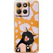 Прозорий чохол BoxFace Motorola G15 Power Meow