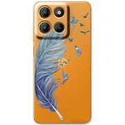 Прозорий чохол BoxFace Motorola G15 Power Feather