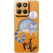 Прозорий чохол BoxFace Motorola G15 Power Just Love