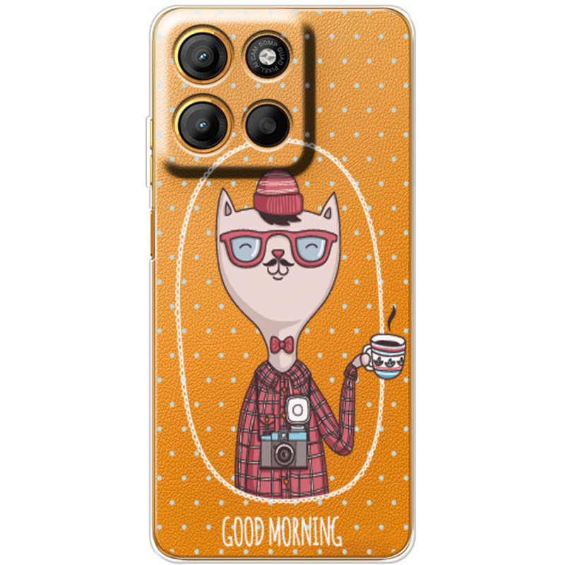 Прозорий чохол BoxFace Motorola G15 Power Good Morning