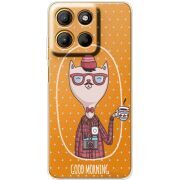 Прозорий чохол BoxFace Motorola G15 Power Good Morning