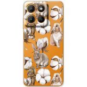 Прозорий чохол BoxFace Motorola G15 Power Cotton and Rabbits