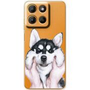 Прозорий чохол BoxFace Motorola G15 Power Husky