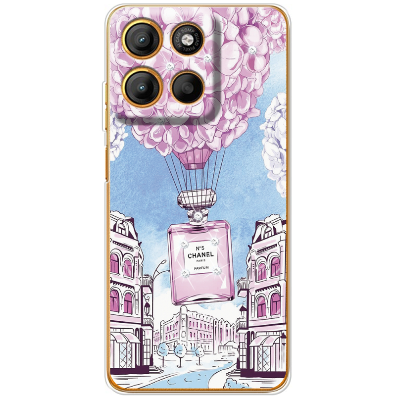 Чохол зі стразами Motorola G15 Power Perfume bottle