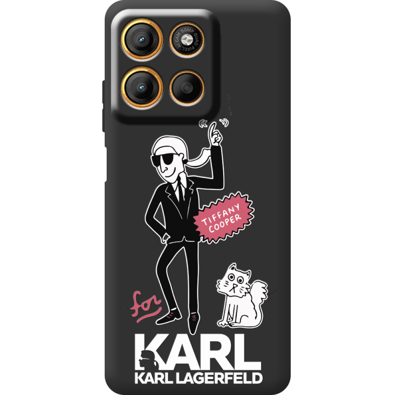 Чорний чохол BoxFace Motorola G15 Power For Karl