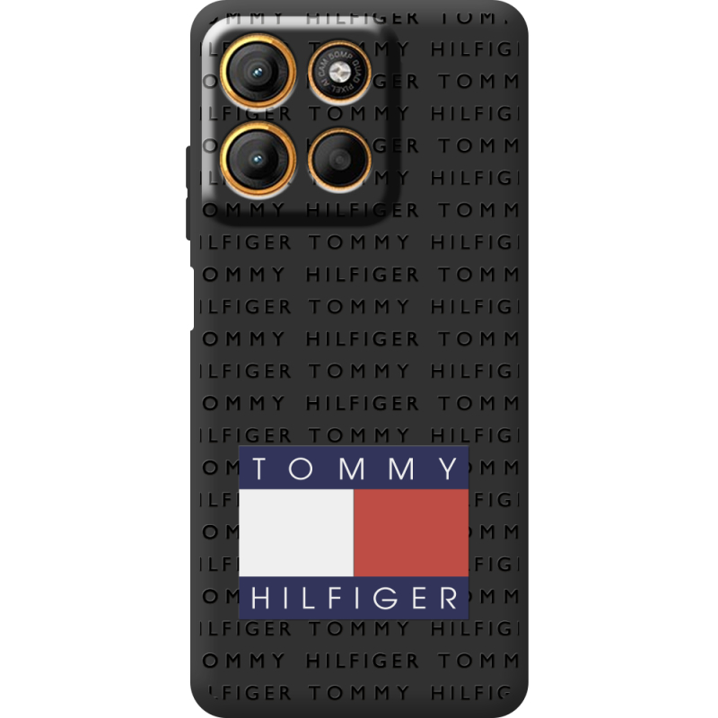 Чорний чохол BoxFace Motorola G15 Power Tommy Print