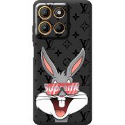 Чорний чохол BoxFace Motorola G15 Power looney bunny