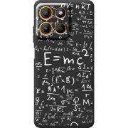 Чорний чохол BoxFace Motorola G15 Power E=mc2