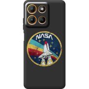 Чорний чохол BoxFace Motorola G15 Power NASA