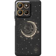 Чорний чохол BoxFace Motorola G15 Power Moon