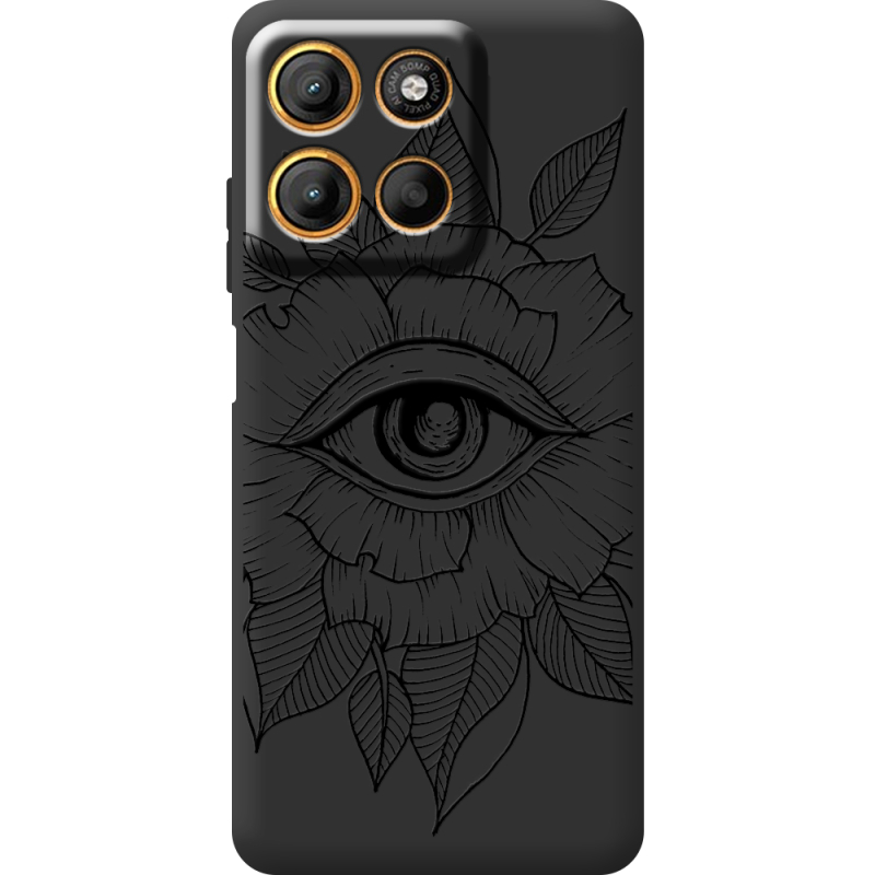 Чорний чохол BoxFace Motorola G15 Power Eye