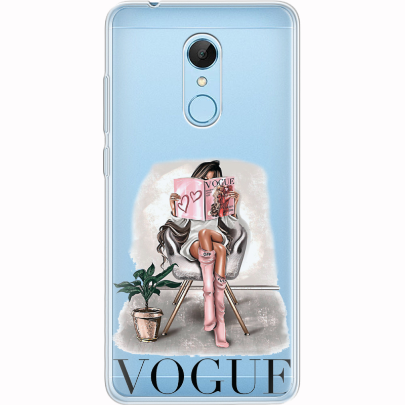 Прозрачный чехол Uprint Xiaomi Redmi 5 VOGUE