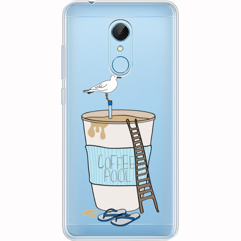 Прозрачный чехол Uprint Xiaomi Redmi 5 Segull in Cofee Pool