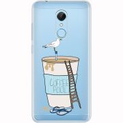 Прозрачный чехол Uprint Xiaomi Redmi 5 Segull in Cofee Pool