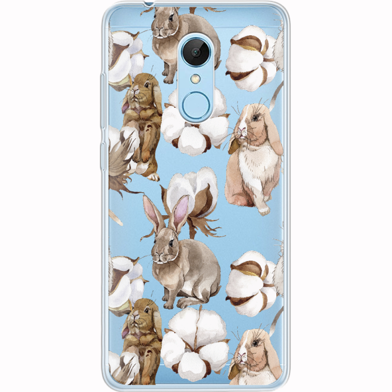 Прозрачный чехол Uprint Xiaomi Redmi 5 Cotton and Rabbits