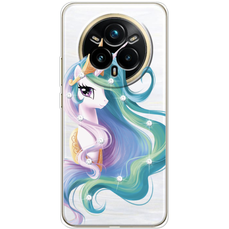 Чохол зі стразами Realme 14 Pro 5G Unicorn Queen