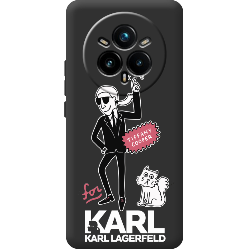 Чорний чохол BoxFace Realme 14 Pro 5G For Karl