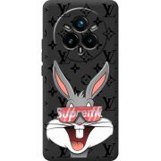 Чорний чохол BoxFace Realme 14 Pro 5G looney bunny