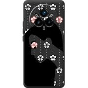 Чорний чохол BoxFace Realme 14 Pro 5G Flower Hair