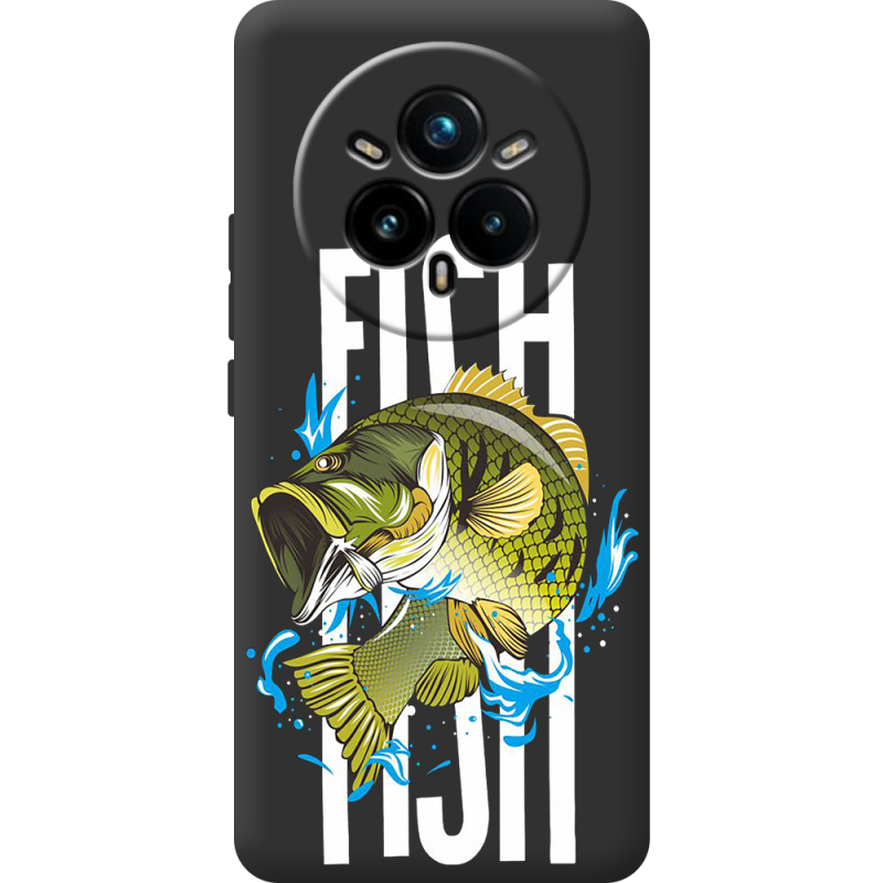 Чорний чохол BoxFace Realme 14 Pro 5G Fish