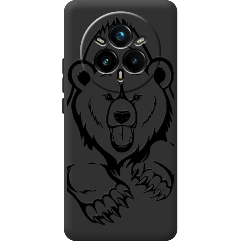 Чорний чохол BoxFace Realme 14 Pro 5G Grizzly Bear