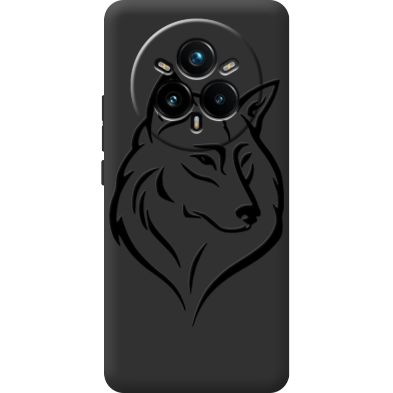 Чорний чохол BoxFace Realme 14 Pro 5G Wolf