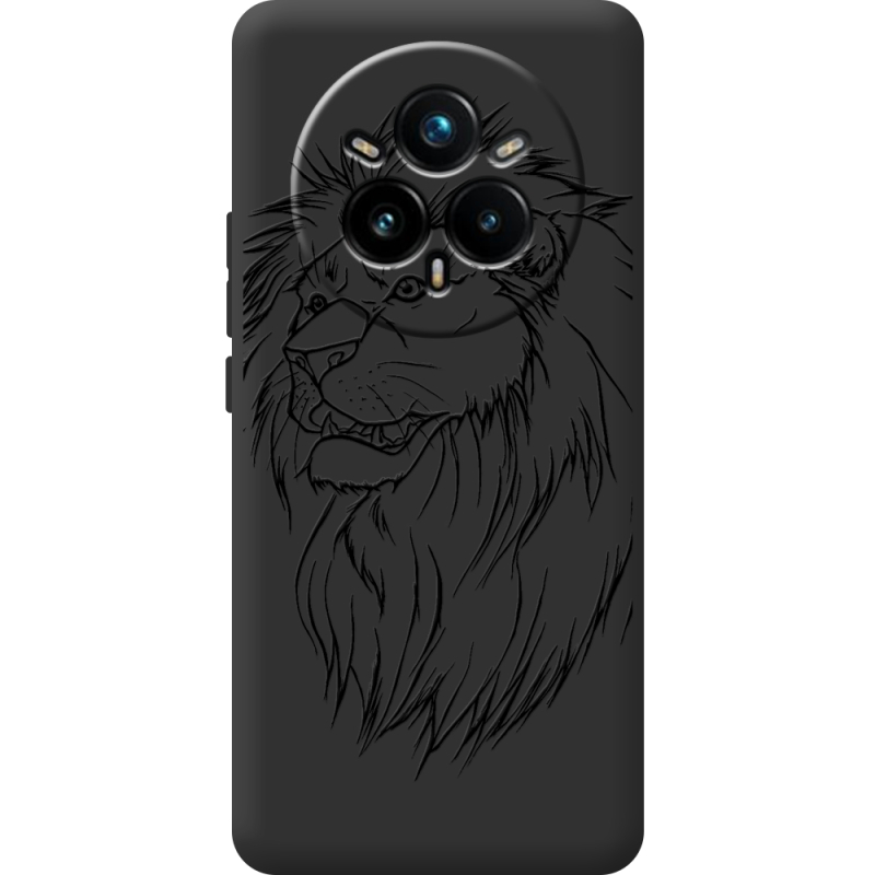 Чорний чохол BoxFace Realme 14 Pro 5G Lion