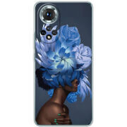 Чохол BoxFace Honor 50 Exquisite Blue Flowers