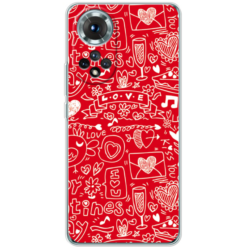 Чохол BoxFace Honor 50 Happy Valentines