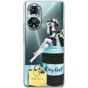 Прозорий чохол BoxFace Honor 50 City Girl
