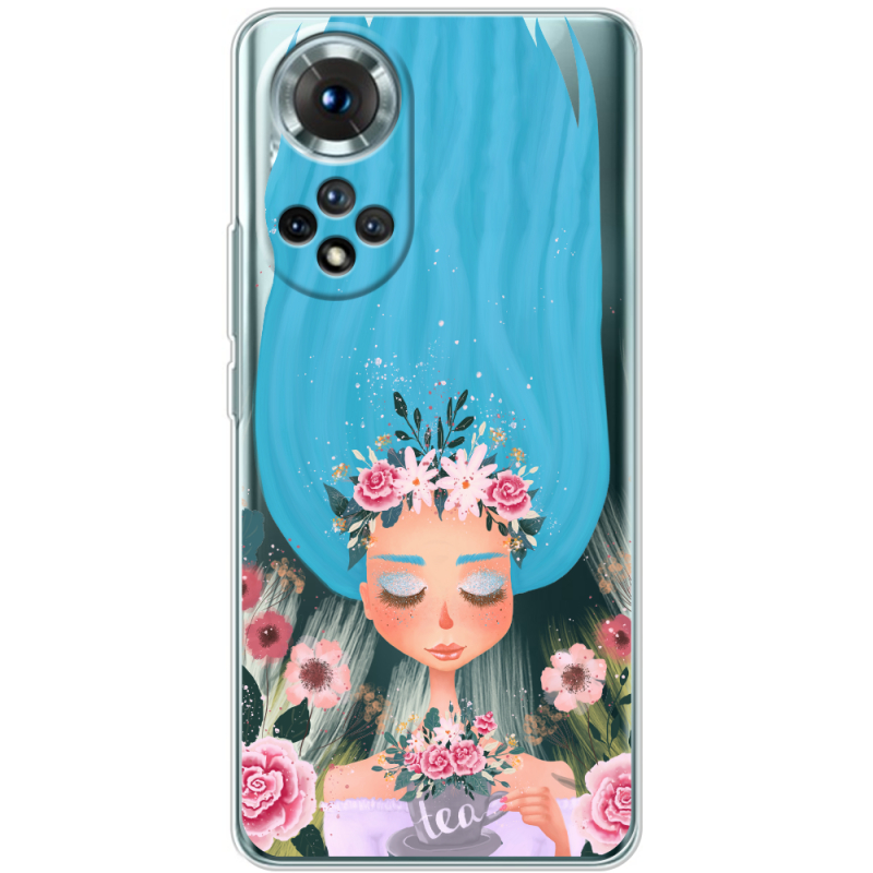 Прозорий чохол BoxFace Honor 50 Blue Hair