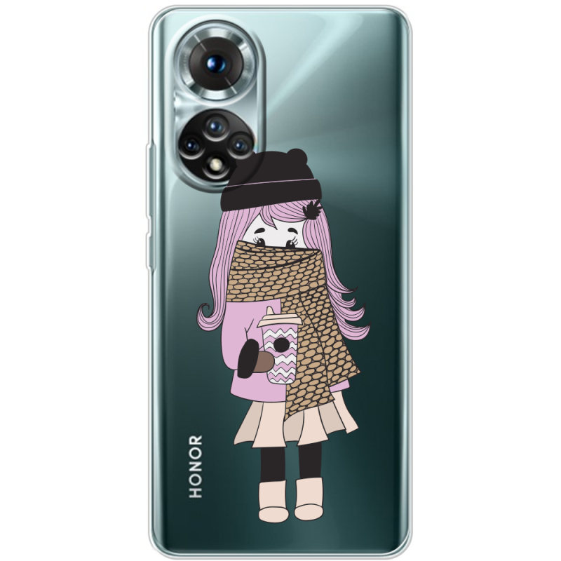 Прозорий чохол BoxFace Honor 50 Winter Morning Girl
