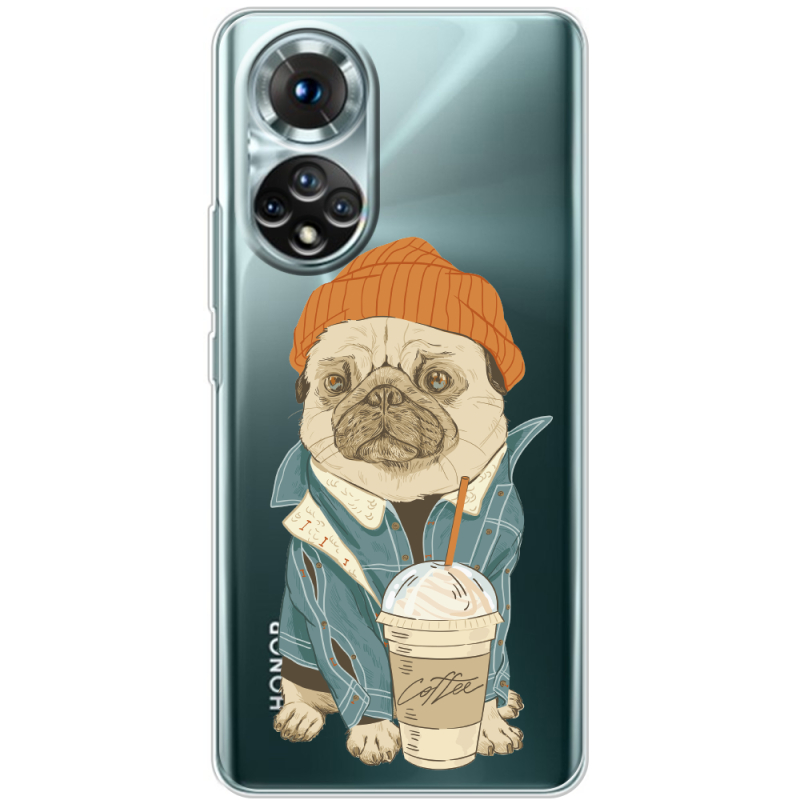 Прозорий чохол BoxFace Honor 50 Dog Coffeeman