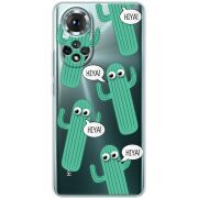 Прозорий чохол BoxFace Honor 50 с 3D-глазками HIYA