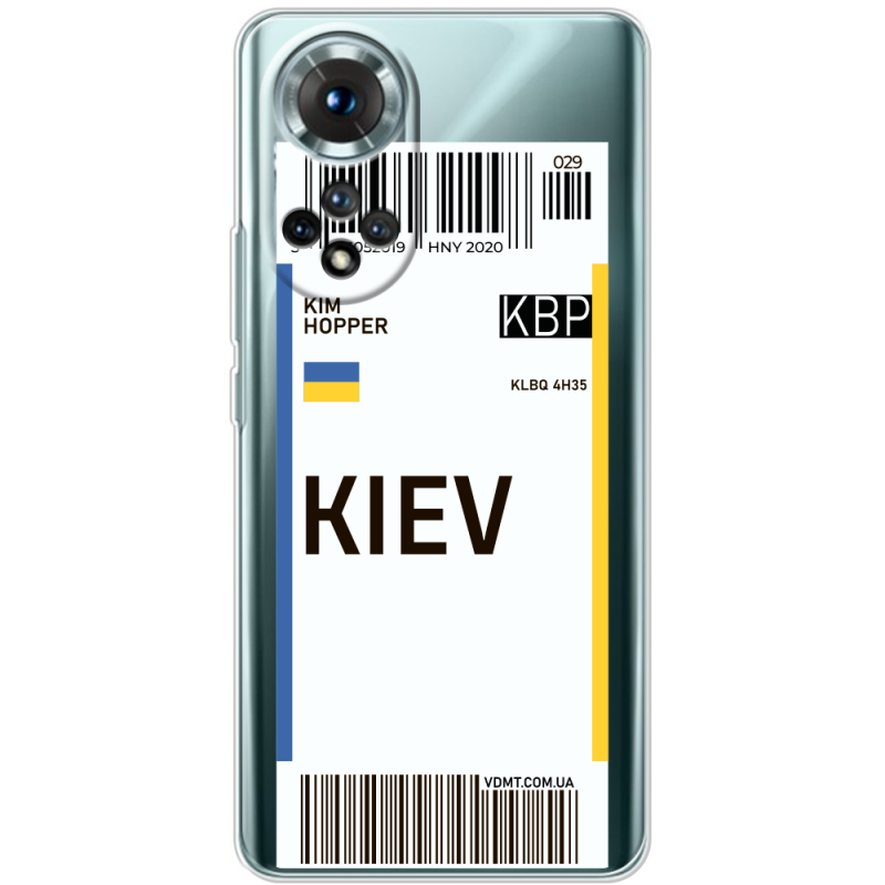 Прозорий чохол BoxFace Honor 50 Ticket Kiev