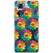 Прозорий чохол BoxFace Honor 50 Hippie Flowers