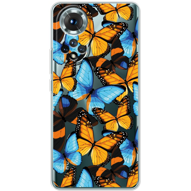Прозорий чохол BoxFace Honor 50 Butterfly Morpho