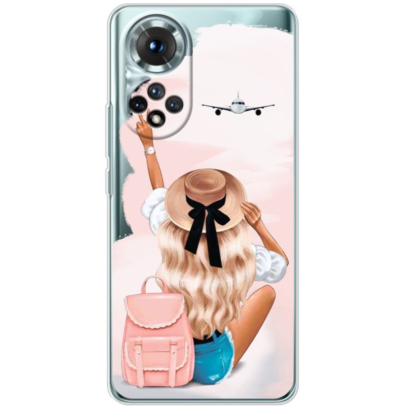 Прозорий чохол BoxFace Honor 50 Travel Girl