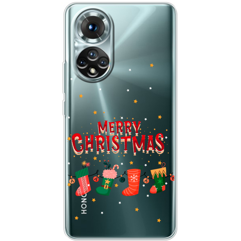 Прозорий чохол BoxFace Honor 50 Merry Christmas
