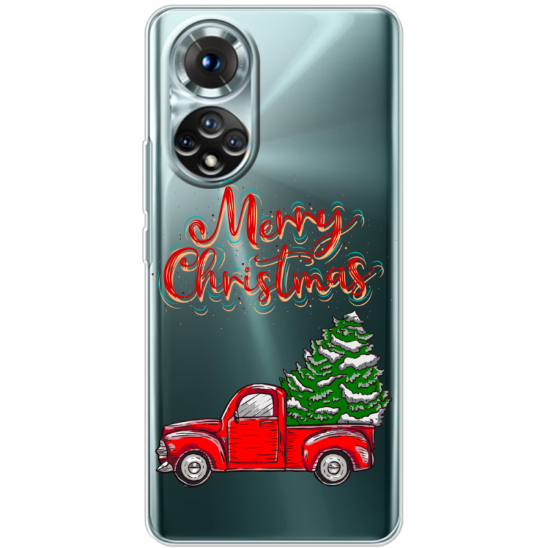 Прозорий чохол BoxFace Honor 50 Holiday Car
