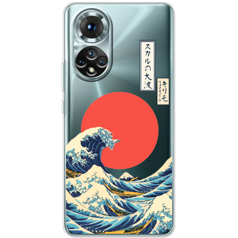 Прозорий чохол BoxFace Honor 50 Большая волна в Канагаве