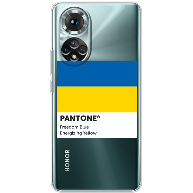 Прозорий чохол BoxFace Honor 50 Pantone вільний синій