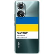 Прозорий чохол BoxFace Honor 50 Pantone вільний синій
