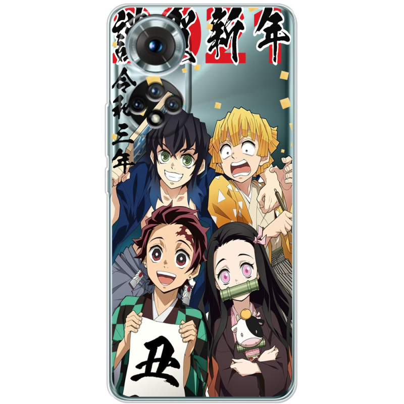 Прозорий чохол BoxFace Honor 50 Незуко та друзі